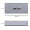 Łącznik beczka USB-C do USB-C 40Gbps 240W 8K | Unitek