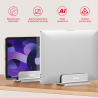 Stojak podstawka pod laptopa pionowa aluminiowa | Unitek