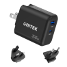 Ładowarka sieciowa GaN 35W USB-C USB-A EU UK | Unitek