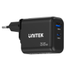 Ładowarka sieciowa GaN 35W USB-C USB-A EU UK | Unitek