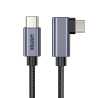 Kabel USB-C kątowy 90 stopni PD 100W 0,5m | Unitek