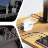 Ładowarka biurkowa GaN 70W 2xUSB-C 2xUSB-A | Unitek P1228ABK