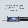 Kabel USB-C kątowy 90 stopni PD 100W 1m | Unitek