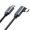 Kabel USB-C kątowy 90 stopni PD 100W 0,5m | Unitek