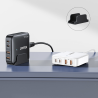 Ładowarka biurkowa GaN 70W 2xUSB-C 2xUSB-A | Unitek P1228ABK