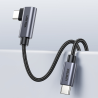 Kabel USB-C kątowy 90 stopni PD 100W 0,5m | Unitek