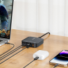 Ładowarka biurkowa GaN 70W 2xUSB-C 2xUSB-A biała | Unitek