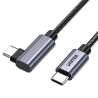 Kabel USB-C kątowy 90 stopni PD 100W 2m | Unitek