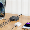 Ładowarka biurkowa GaN 100W 2xUSB-C 2xUSB-A biała | Unitek