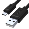 Kabel USB - Micro USB 2.0 3m czarny 1,5A | Unitek