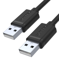 Kabel USB 2.0 AM-AM męsko-męski 1,5m czarny | Unitek