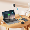 Przełącznik KVM USB-C Stacja dokująca 2xPC 2xMonitor 4K | Unitek