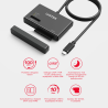 Mostek adapter USB-C do dysków M.2 NVMe i SATA | Unitek