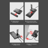 Mostek adapter USB-C do dysków M.2 NVMe i SATA | Unitek