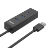 Hub aktywny USB-A 3.1 4 porty kabel 1,2m czarny | Unitek