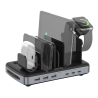 Stacja ładująca USB-C PD USB-A 80W ze stojakiem | Unitek uCharge