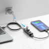 Hub aktywny USB-A 3.1 4 porty kabel 1,2m czarny | Unitek