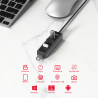 Hub aktywny USB-A 3.1 4 porty kabel 1,2m czarny | Unitek