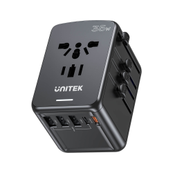 Uniwersalny adapter podróżny ładowarka GaN 35W | Unitek