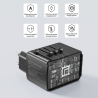 Uniwersalny adapter podróżny ładowarka GaN 35W | Unitek