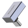 Adapter przejściówka USB-C na USB-C kątowy 90° 40Gbps | Unitek