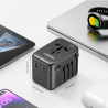 Uniwersalny adapter podróżny ładowarka GaN 65W | Unitek