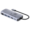 Hub USB-C z obudową dysku M.2 HDMI PD 100W LAN | Unitek