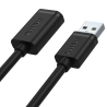 Przedłużacz USB 2.0 AM-AF 5m czarny | Unitek