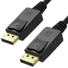 Kabel DisplayPort 1.2 3m czarny 4K Premium | Unitek