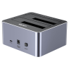 Stacja klonująca do dysków 2x SATA USB-C 10Gbps | Unitek