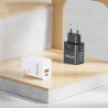 Ładowarka sieciowa USB-C PD USB-A QC 3.0 20W biała | Unitek