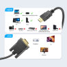 Kabel adapter HDMI do VGA Full HD 1080p 60Hz 2m | Unitek
