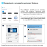Adapter przejściówka USB-C / USB-A na 2x HDMI MST | Unitek