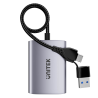 Adapter przejściówka USB-C / USB-A na 2x HDMI MST | Unitek