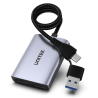 Adapter przejściówka USB-C / USB-A na 2x HDMI MST | Unitek