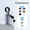 Adapter przejściówka USB-C / USB-A na 2x HDMI MST | Unitek