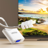 Adapter przejściówka HDMI na VGA Full HD 1080p biały | Unitek