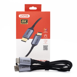 Kabel DisplayPort 1.4 do HDMI 2.1 8K 4K 1.8m | Unitek