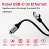 Kabel adapter USB-C do Ethernet RJ-45 LAN Gigabit 5m | Unitek