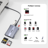Czytnik kart CFexpress SD microSD USB-A HUB | Unitek R1022C01