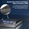 Zewnętrzny napęd nagrywarka DVD CD USB-C HUB SD | Unitek