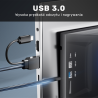 Zewnętrzny napęd nagrywarka DVD CD USB-C HUB SD | Unitek