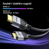 Kabel HDMI 2.1 8K 60Hz 4K 120Hz czarny 1m | Unitek