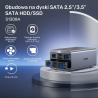 Kieszeń obudowa na dyski 2x SATA 2.5/3.5 HDD SSD 40TB | Unitek