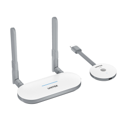 Bezprzewodowy transmiter HDMI USB-C FHD 50m biały | Unitek