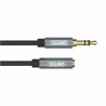 Przedłużacz miniJack 3,5mm M/F 1m Premium | Unitek
