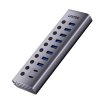 Hub aktywny USB-C USB-A 10w1 5Gbps włączniki | Unitek H1315B01-EU
