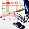 Hub aktywny USB-C USB-A 10w1 5Gbps włączniki | Unitek H1315B01-EU