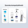 Hub dwukierunkowy USB-C USB-A 4x USB-A beżowy | Unitek H1319APK01