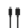 Kabel USB-C - microUSB-B 3.0 1m do dysku czarny | Unitek